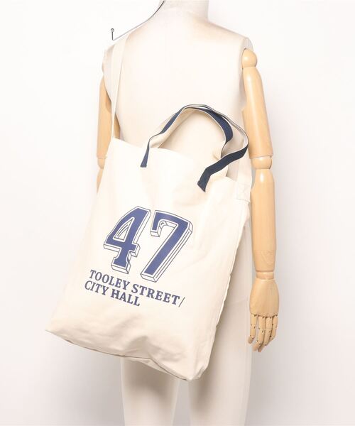 Doux archives（ドゥアルシーヴ）の「２ＷＡＹトートバッグ（トートバッグ・レディース・ネイビー/レッド・FREE）」の6枚目の写真