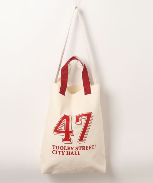 Doux archives（ドゥアルシーヴ）の「２ＷＡＹトートバッグ（トートバッグ・レディース・ネイビー/レッド・FREE）」の7枚目の写真