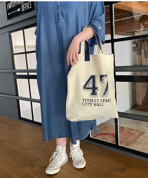 Doux archives（ドゥアルシーヴ）の「２ＷＡＹトートバッグ（トートバッグ・レディース・ネイビー/レッド・FREE）」の10枚目の写真