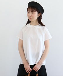 △itsumo 丸衿半袖ブラウス