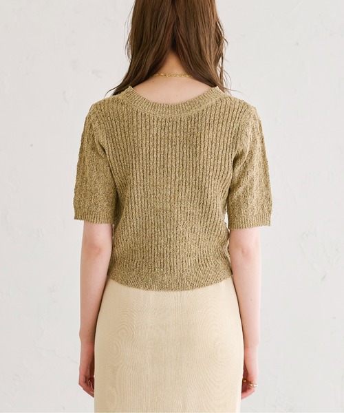 Ambre Neige(アンブルネージュ)の「2WAYネジリニット/【WEB/EC限定商品】(ニット/セーター・レディース・アイボリー/ブラウン系その他/ベージュ・FREE)」の21枚目の写真