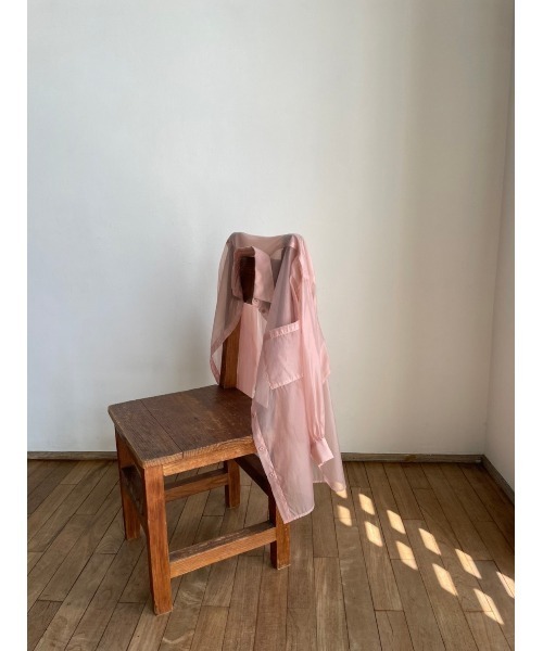 AMAIL（アマイル）の「Transparent over shirt（シャツ/ブラウス・レディース・ブラック/ピンク・FREE）」の18枚目の写真