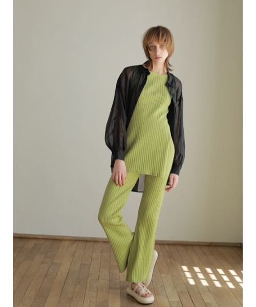 AMAIL（アマイル）の「Transparent over shirt（シャツ/ブラウス・レディース・ブラック/ピンク・FREE）」の3枚目の写真