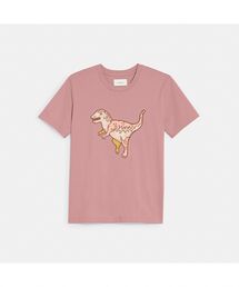 人気★COACH レキシー Tシャツ・オーガニック コットン★お洒落 レキシー リラックスド フィット Tシャツ・オーガニック