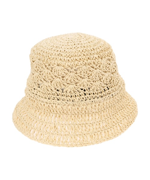 AMERICAN HOLIC（アメリカンホリック）の「ペーパー細編みハット（ハット・レディース・ブラウン/ナチュラル・FREE）」の9枚目の写真