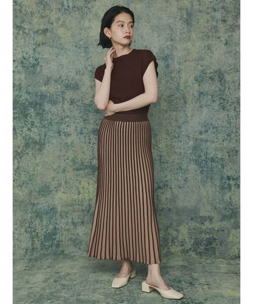 COTORICA(コトリカ)の「アンサンブルボレロ×タンクニット【SET商品】(ニット/セーター・レディース・ブラック/ブラウン/グリーン/アイボリー・FREE)」の6枚目の写真