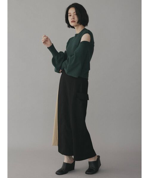COTORICA(コトリカ)の「アンサンブルボレロ×タンクニット【SET商品】(ニット/セーター・レディース・ブラック/ブラウン/グリーン/アイボリー・FREE)」の11枚目の写真