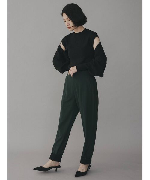 COTORICA(コトリカ)の「アンサンブルボレロ×タンクニット【SET商品】(ニット/セーター・レディース・ブラック/ブラウン/グリーン/アイボリー・FREE)」の8枚目の写真
