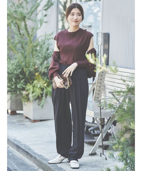 COTORICA(コトリカ)の「アンサンブルボレロ×タンクニット【SET商品】(ニット/セーター・レディース・ブラック/ブラウン/グリーン/アイボリー・FREE)」の18枚目の写真