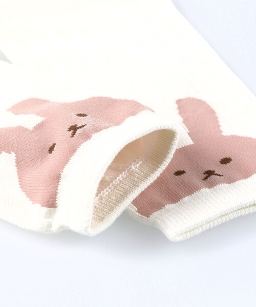 BRANSHES(ブランシェス)の「【あにまるシリーズ】スパッツ+ソックスセット(ねこ・うさぎ・こあら・くま)(ベビーシューズ/ベビーソックス・キッズ・チャコールグレー/ベージュ/ライトグリーン/アイボリー・FREE)」の11枚目の写真