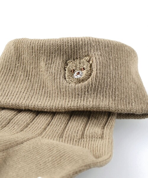 BRANSHES(ブランシェス)の「【あにまるシリーズ】スパッツ+ソックスセット(ねこ・うさぎ・こあら・くま)(ベビーシューズ/ベビーソックス・キッズ・チャコールグレー/ベージュ/ライトグリーン/アイボリー・FREE)」の22枚目の写真
