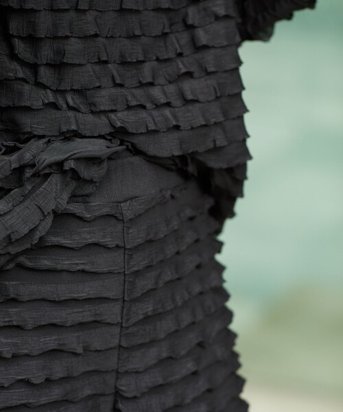 Aresense（アーセンス）の「provoke/プロヴォ―ク furifuri pants/フリフリパンツ（その他パンツ・レディース・ホワイト/ブラック/ピンク・ﾌﾘ-）」の11枚目の写真