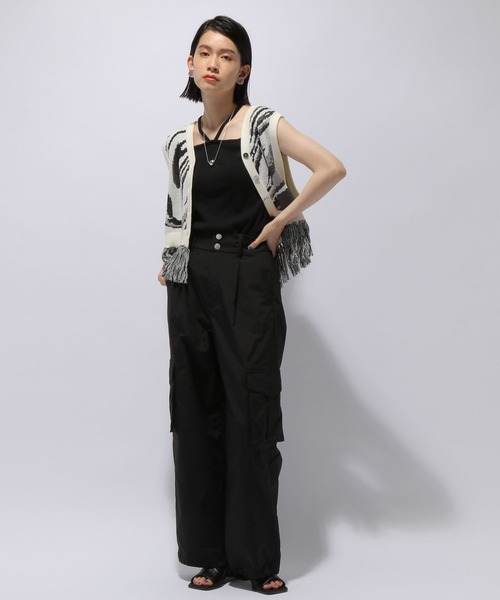 【未使用】HARE 2WAYメタルカーゴパンツ　グレー HARE（ハレ）の「2WAYメタルカーゴパンツ(HARE)（カーゴパンツ