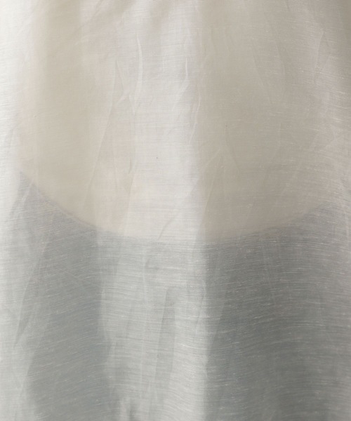 LOWRYS FARM（ローリーズファーム）の「シアースキッパーシャツ６分袖　346354（シャツ/ブラウス・レディース・ブラウン/ブルー/アイボリー・FREE）」の17枚目の写真