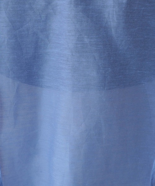 LOWRYS FARM（ローリーズファーム）の「シアースキッパーシャツ６分袖　346354（シャツ/ブラウス・レディース・ブラウン/ブルー/アイボリー・FREE）」の19枚目の写真