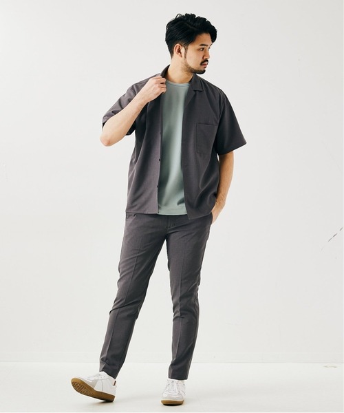 417 EDIFICE(フォーワンセブンエディフィス)の「《追加販売》【Reflax / リフラクス】スリムパンツ(スラックス・メンズ・グレー/グレー系その他/ベージュ/ネイビー・SMALL/MEDIUM/LARGE)」の10枚目の写真