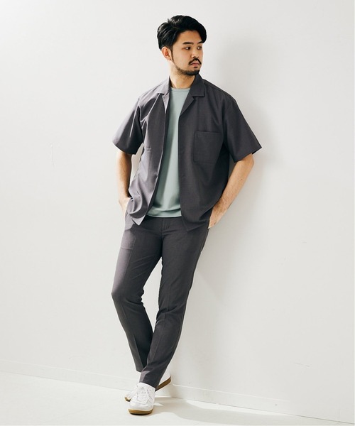 417 EDIFICE(フォーワンセブンエディフィス)の「《追加販売》【Reflax / リフラクス】スリムパンツ(スラックス・メンズ・グレー/グレー系その他/ベージュ/ネイビー・SMALL/MEDIUM/LARGE)」の15枚目の写真