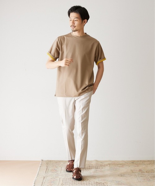 417 EDIFICE(フォーワンセブンエディフィス)の「《追加販売》【Reflax / リフラクス】スリムパンツ(スラックス・メンズ・グレー/グレー系その他/ベージュ/ネイビー・SMALL/MEDIUM/LARGE)」の21枚目の写真