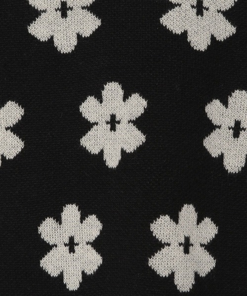 LOWRYS FARM（ローリーズファーム）の「フラワーＪＱニットベスト　356911（ベスト・キッズ・ブラック/ネイビー/ブラウン・110cm/120cm/130cm/140cm/150cm）」の9枚目の写真