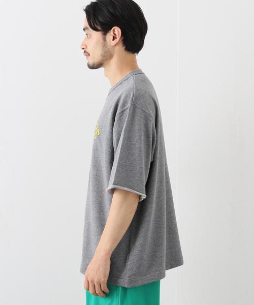 417 EDIFICE(フォーワンセブンエディフィス)の「【BURK / バーク】 マスコットカレッジスウェット(Tシャツ/カットソー・メンズ・グレー/アイボリー・MEDIUM/LARGE)」の14枚目の写真
