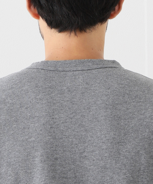417 EDIFICE(フォーワンセブンエディフィス)の「【BURK / バーク】 マスコットカレッジスウェット(Tシャツ/カットソー・メンズ・グレー/アイボリー・MEDIUM/LARGE)」の6枚目の写真