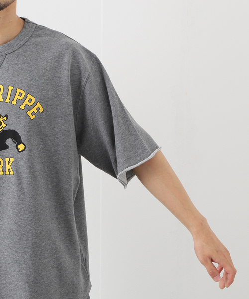 417 EDIFICE(フォーワンセブンエディフィス)の「【BURK / バーク】 マスコットカレッジスウェット(Tシャツ/カットソー・メンズ・グレー/アイボリー・MEDIUM/LARGE)」の18枚目の写真