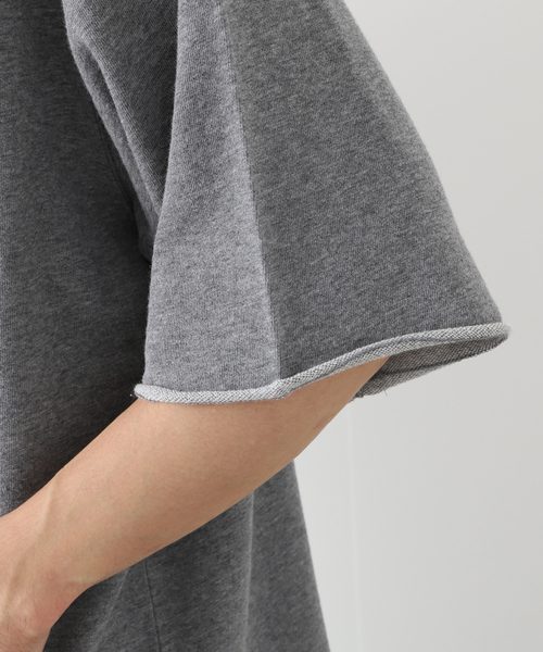 417 EDIFICE(フォーワンセブンエディフィス)の「【BURK / バーク】 マスコットカレッジスウェット(Tシャツ/カットソー・メンズ・グレー/アイボリー・MEDIUM/LARGE)」の4枚目の写真