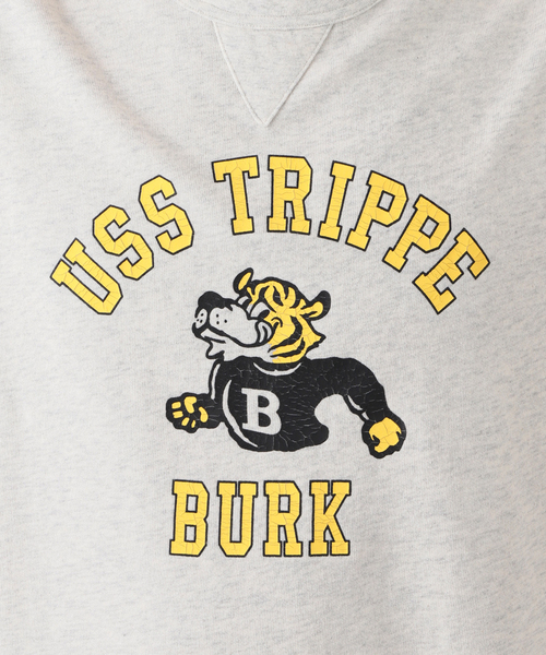 417 EDIFICE(フォーワンセブンエディフィス)の「【BURK / バーク】 マスコットカレッジスウェット(Tシャツ/カットソー・メンズ・グレー/アイボリー・MEDIUM/LARGE)」の9枚目の写真
