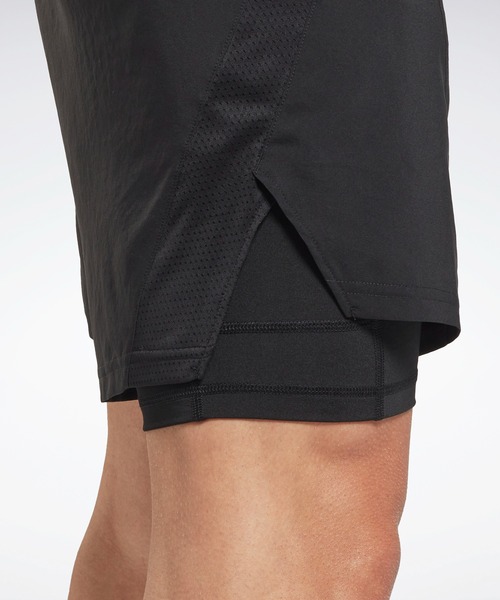 Reebok(リーボック)の「ランニング ツーインワン ショーツ / Running Two-in-One Shorts(その他パンツ・メンズ・ブラック・SMALL/MEDIUM/LARGE/X-LARGE/X-SMALL/XX-LARGE/XXX-LARGE)」の3枚目の写真