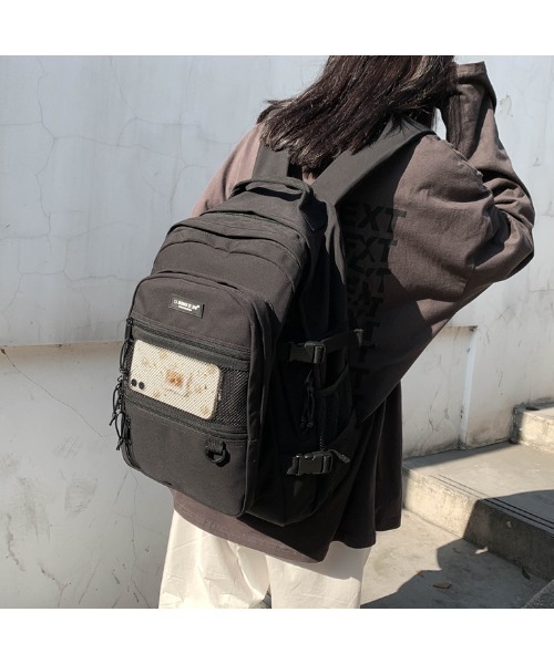 mushwear(マッシュウェア)の「『mushwear/マッシュウェア』Liリュック(バックパック/リュック・メンズ・ホワイト/ブラック・FREE)」の3枚目の写真