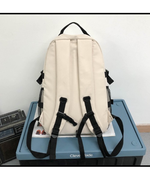 mushwear(マッシュウェア)の「『mushwear/マッシュウェア』Liリュック(バックパック/リュック・メンズ・ホワイト/ブラック・FREE)」の6枚目の写真