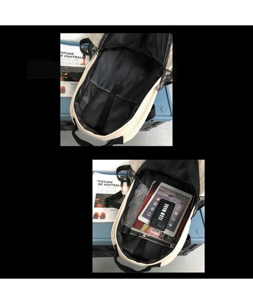 mushwear(マッシュウェア)の「『mushwear/マッシュウェア』Liリュック(バックパック/リュック・メンズ・ホワイト/ブラック・FREE)」の11枚目の写真