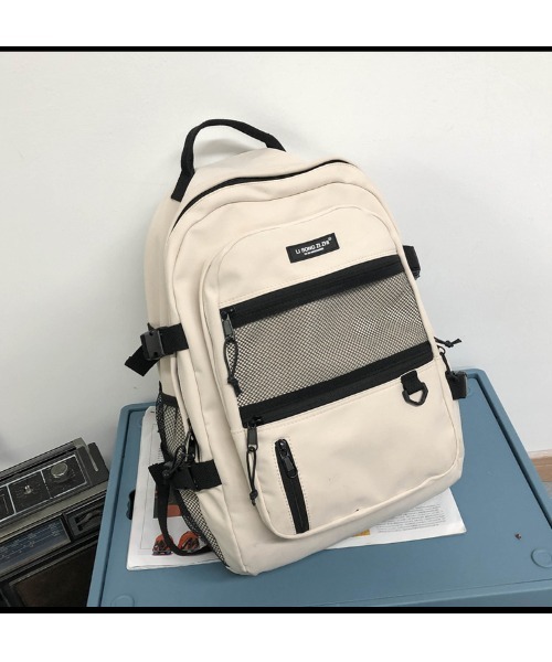 mushwear(マッシュウェア)の「『mushwear/マッシュウェア』Liリュック(バックパック/リュック・メンズ・ホワイト/ブラック・FREE)」の13枚目の写真