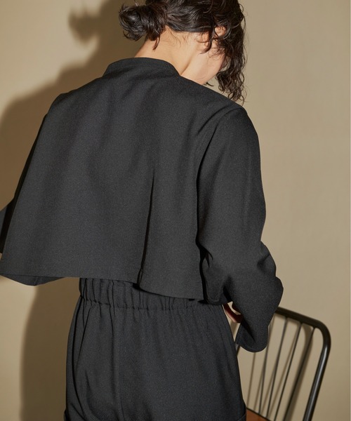 Aunt Marie's（アントマリーズ）の「3WAYジャンプスーツ / ロングスリーブ（サロペット/オーバーオール・レディース・ブラック/ネイビー・FREE）」の6枚目の写真