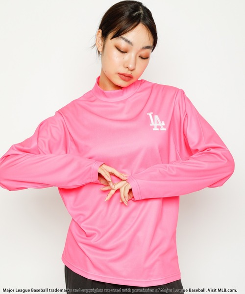 【MLB/Los Angeles Dodgers】モックネック長袖Tシャツ(Tシャツ/カットソー)|BACK TO THE FIELD(バック トゥー ザ フィールド) 【MLB/Los Angeles Dodgers】モックネック長袖Tシャツ(Tシャツ/カットソー)|BACK TO THE FIELD(バック トゥー ザ フィールド)