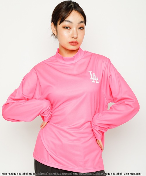 【MLB/Los Angeles Dodgers】モックネック長袖Tシャツ(Tシャツ/カットソー)|BACK TO THE FIELD(バック トゥー ザ フィールド) 【MLB/Los Angeles Dodgers】モックネック長袖Tシャツ(Tシャツ/カットソー)|BACK TO THE FIELD(バック トゥー ザ フィールド)