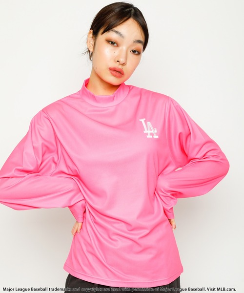 【MLB/Los Angeles Dodgers】モックネック長袖Tシャツ(Tシャツ/カットソー)|BACK TO THE FIELD(バック トゥー ザ フィールド) 【MLB/Los Angeles Dodgers】モックネック長袖Tシャツ(Tシャツ/カットソー)|BACK TO THE FIELD(バック トゥー ザ フィールド)