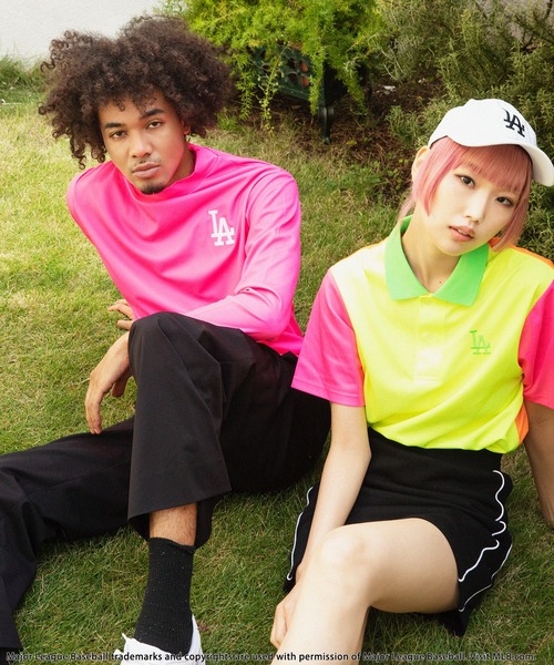 【MLB/Los Angeles Dodgers】モックネック長袖Tシャツ(Tシャツ/カットソー)|BACK TO THE FIELD(バック トゥー ザ フィールド) 【MLB/Los Angeles Dodgers】モックネック長袖Tシャツ(Tシャツ/カットソー)|BACK TO THE FIELD(バック トゥー ザ フィールド)