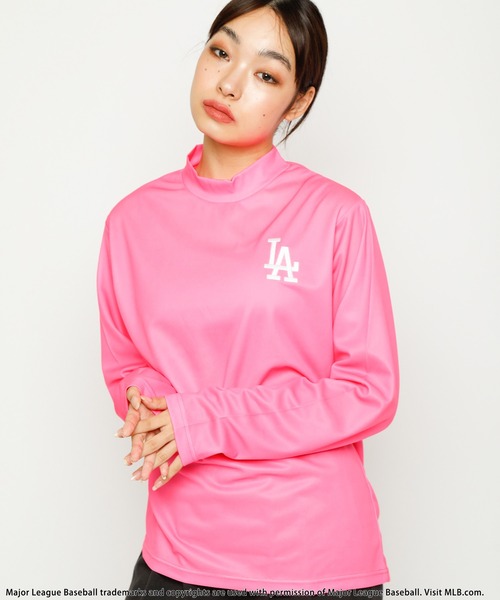 【MLB/Los Angeles Dodgers】モックネック長袖Tシャツ(Tシャツ/カットソー)|BACK TO THE FIELD(バック トゥー ザ フィールド) 【MLB/Los Angeles Dodgers】モックネック長袖Tシャツ(Tシャツ/カットソー)|BACK TO THE FIELD(バック トゥー ザ フィールド)