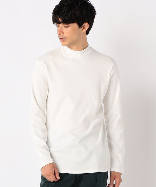COMME CA ISM(コムサイズム)の「シルケットスムース タートルネックTシャツ(Tシャツ/カットソー・メンズ・ホワイト/ブラック/ベージュ・MEDIUM/LARGE/X-LARGE)」の4枚目の写真
