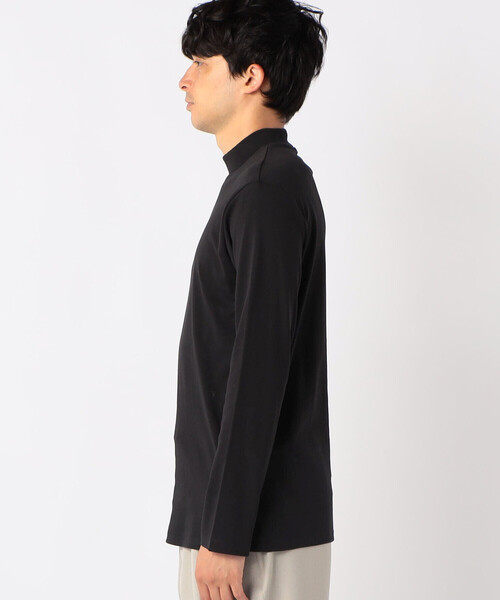 COMME CA ISM(コムサイズム)の「シルケットスムース タートルネックTシャツ(Tシャツ/カットソー・メンズ・ホワイト/ブラック/ベージュ・MEDIUM/LARGE/X-LARGE)」の9枚目の写真