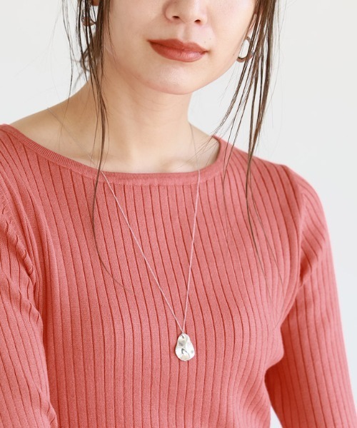 Pierrot(ピエロ)の「メタルトップロングネックレス(ネックレス・レディース・シルバー/ゴールド・FREE)」の1枚目の写真