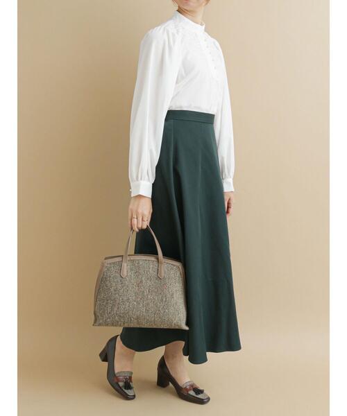 Te chichi（テチチ）の「ツイルフレアスカート（スカート・レディース・ブラウン/ピンク/グリーン・ﾌﾘ-）」の14枚目の写真