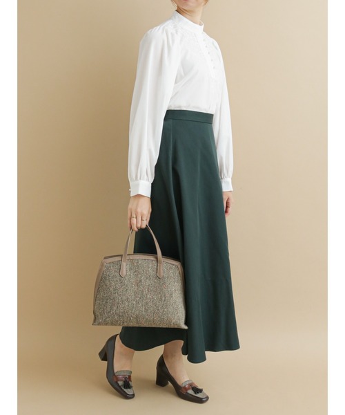 Te chichi（テチチ）の「ツイルフレアスカート（スカート・レディース・ブラウン/ピンク/グリーン・ﾌﾘ-）」の6枚目の写真