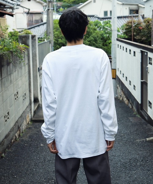 HUF(ハフ)の「HUF / ハフ ESSENTIALS BOX LOGO L/S TEE ボックスロゴ ロンT(Tシャツ/カットソー・メンズ・ホワイト/ブラック/グレー・SMALL/MEDIUM/LARGE/X-LARGE/XX-LARGE)」の18枚目の写真