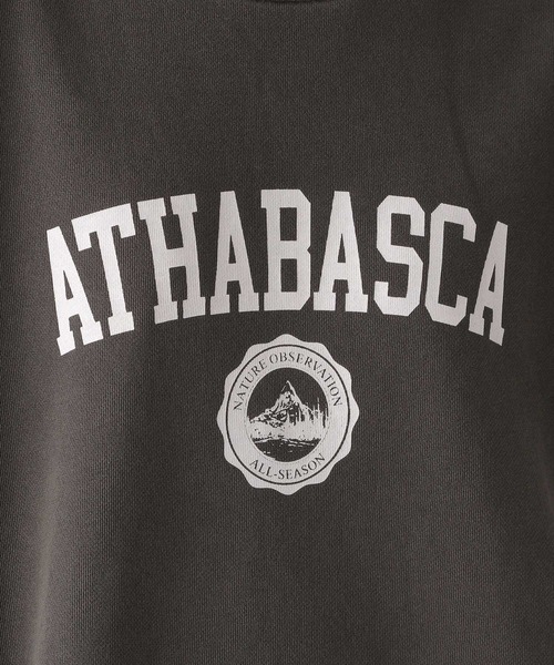 LOWRYS FARM（ローリーズファーム）の「カコウロゴウラケロングスリーブ　169402（スウェット・レディース・チャコールグレー/ブルー/アイボリー・FREE）」の20枚目の写真