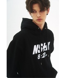 A'GEM/9 × .kom『NASTYKICK/NS+K/ナスティーキック』NSTK 822 Hoodie/ナスティーキック フロントグラフィック フーディー