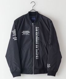 Blue Standard （ブルースタンダード）の「【BLUE STANDARD/ブルースタンダード】撥水　中綿　ミリタリープリント　MA-1（MA-1・メンズ）」