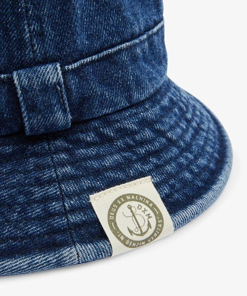 DEUS EX MACHINA（デウスエクスマキナ）の「DUKE BUCKET HAT（ハット・メンズ・インディゴブルー/オフホワイト・L/S）」の5枚目の写真
