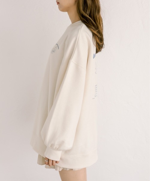 OLIVE des OLIVE(オリーブデオリーブ)の「【WEB限定カラ―有】裏起毛チュニックスウェット(スウェット・レディース・ホワイト/ブラック/グレー/オフホワイト/ブルー・FREE)」の19枚目の写真
